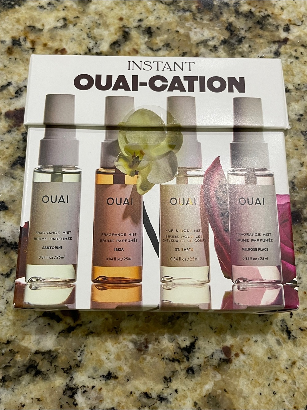 OUAI Instant OUAI-Cation Fragrance: Santorini, Ibiza, St. Barts & Melrose Place